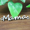 Metal Zinc Alloy "Mama" Connectors Pendant For Bracelet Clasps Beads 37x8mm Sold By KG
