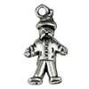 Pendant. Fashion Zinc Alloy jewelry findings.People 22x11mm. Sold by KG
