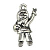 Pendant. Fashion Zinc Alloy jewelry findings.People 24x11mm. Sold by KG
