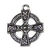 Pendant. Fashion Zinc Alloy jewelry findings.Cross 24x20mm. Sold by KG
