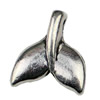 Pendant. Fashion Zinc Alloy jewelry findings.Leaf 17x15mm. Sold by KG
