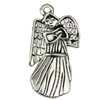 Pendant. Fashion Zinc Alloy jewelry findings.Angel 23x15mm. Sold by KG

