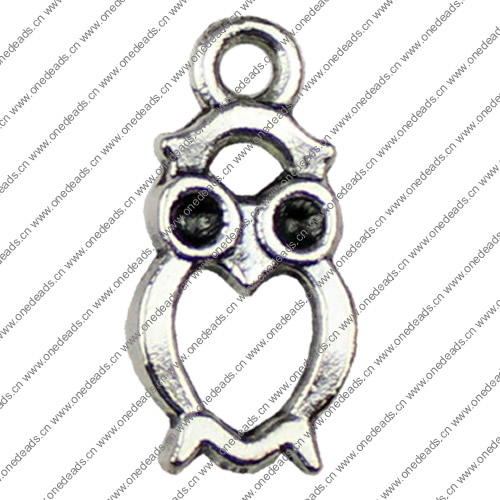 Pendant. Fashion Zinc Alloy jewelry findings.Animal 21x10mm. Sold by KG