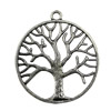 Pendant. Fashion Zinc Alloy jewelry findings.Tree 36x33mm. Sold by KG
