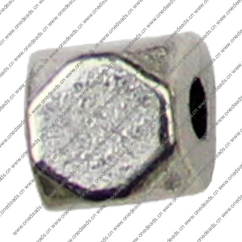 Europenan style Beads. Fashion jewelry findings. 5.5x5.5mm, Hole size:2mm. Sold by KG