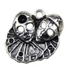 Pendant. Fashion Zinc Alloy jewelry findings. Skeleton 21x23mm. Sold by KG
