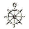 Pendant. Fashion Zinc Alloy jewelry findings.Wheel 23x26mm. Sold by KG