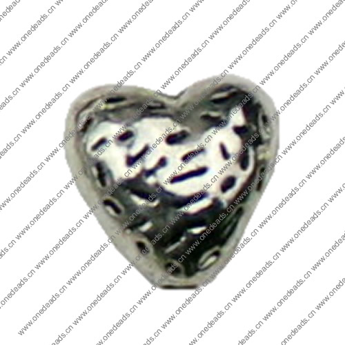 Beads. Fashion Zinc Alloy jewelry findings.8x9mm. Hole size:1mm. Sold by KG