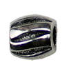 Europenan style Beads. Fashion jewelry findings. 9.5x9.5mm, Hole size:4.5mm. Sold by KG 
