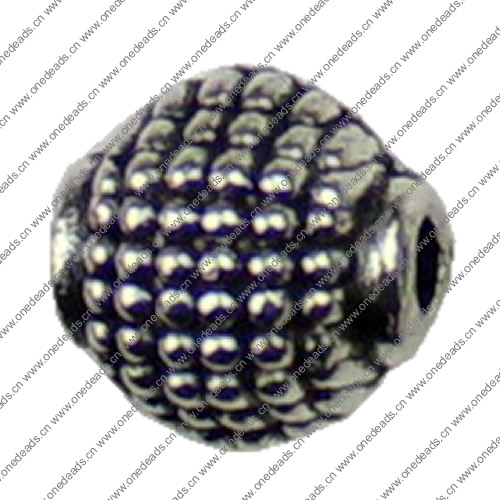 Beads. Fashion Zinc Alloy jewelry findings.9x9mm. Hole size:2.5mm. Sold by Bag