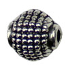 Beads. Fashion Zinc Alloy jewelry findings.9x9mm. Hole size:2.5mm. Sold by Bag
