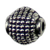 Beads. Fashion Zinc Alloy jewelry findings.9x9mm. Hole size:2.5mm. Sold by Bag