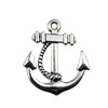 Pendant. Fashion Zinc Alloy jewelry findings. Anchor 19x22mm. Sold by KG
