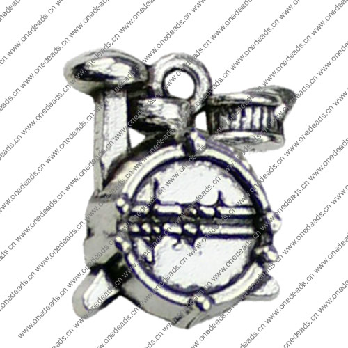 Pendant. Fashion Zinc Alloy jewelry findings.Clocks and Watches 14x16mm. Sold by KG