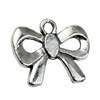 Pendant. Fashion Zinc Alloy jewelry findings.Bowknot 16x19mm. Sold by KG