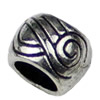 Europenan style Beads. Fashion jewelry findings. 10x7mm, Hole size:6.5mm. Sold by Bag 
