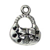 Pendant. Fashion Zinc Alloy jewelry findings.Handbag 18x16mm. Sold by KG
