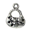 Pendant. Fashion Zinc Alloy jewelry findings.Handbag 18x16mm. Sold by KG