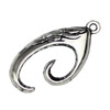 Pendant. Fashion Zinc Alloy jewelry findings. 41x21mm Sold by KG
