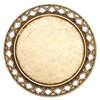 Zinc Alloy Brooch Cabochon Settings. Fashion Jewelry Findings.47mm Inner dia 35mm. Sold by PC