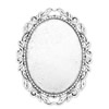 Zinc Alloy Brooch Cabochon Settings. Fashion Jewelry Findings.40x51mm Inner dia 30x40mm. Sold by PC
