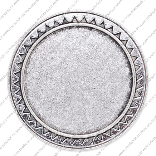 Zinc Alloy Brooch Cabochon Settings. Fashion Jewelry Findings.39mm Inner dia 30mm. Sold by PC