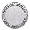 Zinc Alloy Brooch Cabochon Settings. Fashion Jewelry Findings.39mm Inner dia 30mm. Sold by PC
