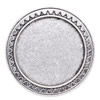 Zinc Alloy Brooch Cabochon Settings. Fashion Jewelry Findings.39mm Inner dia 30mm. Sold by PC