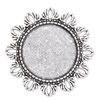 Zinc Alloy Brooch Cabochon Settings. Fashion Jewelry Findings.39mm Inner dia 25mm. Sold by PC