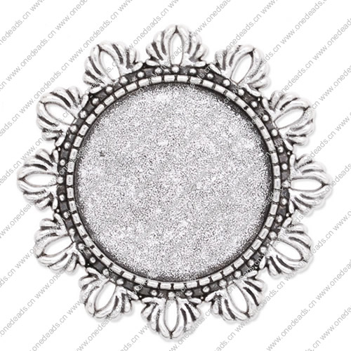 Zinc Alloy Brooch Cabochon Settings. Fashion Jewelry Findings.39mm Inner dia 25mm. Sold by PC