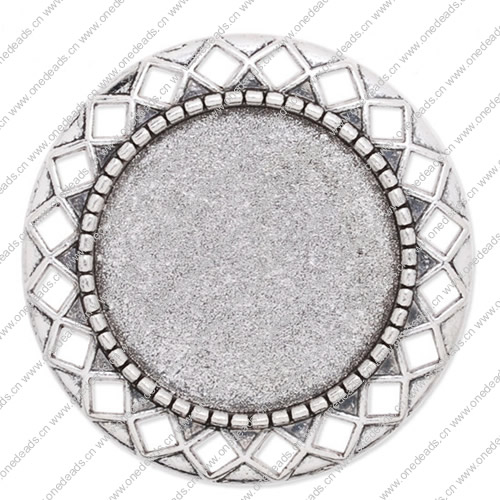 Zinc Alloy Brooch Cabochon Settings. Fashion Jewelry Findings.36.5mm Inner dia 25mm. Sold by PC