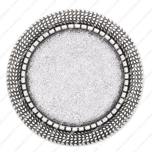 Zinc Alloy Brooch Cabochon Settings. Fashion Jewelry Findings.28mm Inner dia 20mm. Sold by PC