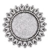 Zinc Alloy Brooch Cabochon Settings. Fashion Jewelry Findings.32mm Inner dia 20mm. Sold by PC
