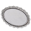 Zinc Alloy Brooch Cabochon Settings. Fashion Jewelry Findings.40x50mm Inner dia 30x40mm. Sold by PC
