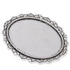 Zinc Alloy Brooch Cabochon Settings. Fashion Jewelry Findings.40x50mm Inner dia 30x40mm. Sold by PC