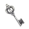 Pendant. Fashion Zinc Alloy jewelry findings.Key 44x17mm Sold by KG