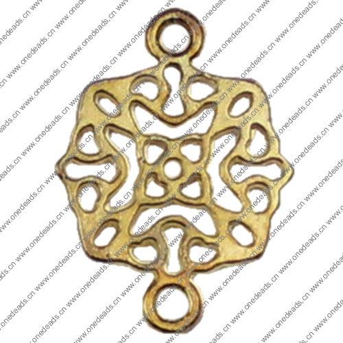 Connector. Fashion Zinc Alloy Jewelry Findings.Flower 21x14mm. Sold by KG  