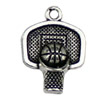 Pendant. Fashion Zinc Alloy jewelry findings.Basketball Stands 20x15mm Sold by KG
