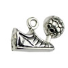 Pendant. Fashion Zinc Alloy jewelry findings.24x14mm Sold by KG

