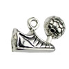 Pendant. Fashion Zinc Alloy jewelry findings.24x14mm Sold by KG