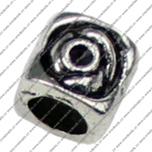 Europenan style Beads. Fashion jewelry findings.8x7.5mm, Hole size:5mm. Sold by KG 