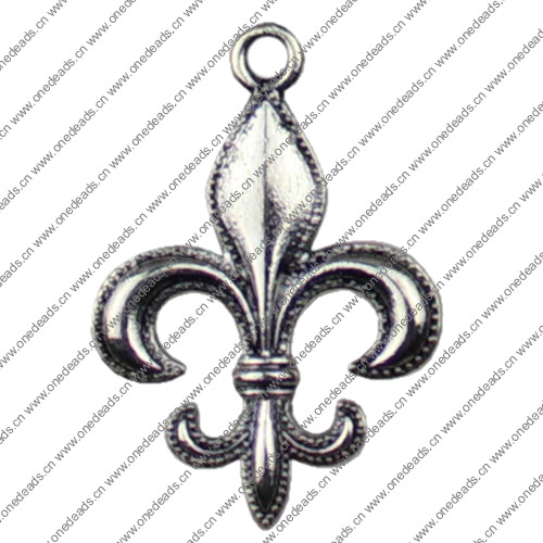 Pendant. Fashion Zinc Alloy jewelry findings.20x29mm Sold by KG