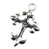 Pendant. Fashion Zinc Alloy jewelry findings.Cross 43x29mm Sold by KG