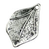 Pendant. Fashion Zinc Alloy jewelry findings.Leaf 14x21mm Sold by KG