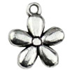 Pendant. Fashion Zinc Alloy jewelry findings Flower 14x11mm Sold by KG