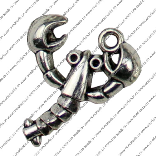 Pendant. Fashion Zinc Alloy jewelry findings Animal 24x28mm Sold by KG