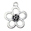 Pendant. Fashion Zinc Alloy jewelry findings Flower 24x21mm Sold by KG