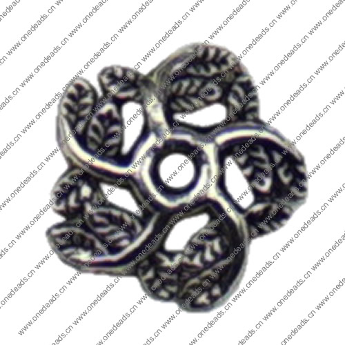 Beads Caps. Fashion Zinc Alloy Jewelry Findings. 10x10mm Hole size:2mm. Sold by Bag