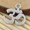 Metal Zinc Alloy Silver Tone Thirty Pendant For Necklace DIY Jewelry Making Accessories 15x15mm Sold By KG