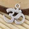 Metal Zinc Alloy Silver Tone Thirty Pendant For Necklace DIY Jewelry Making Accessories 15x15mm Sold By KG
